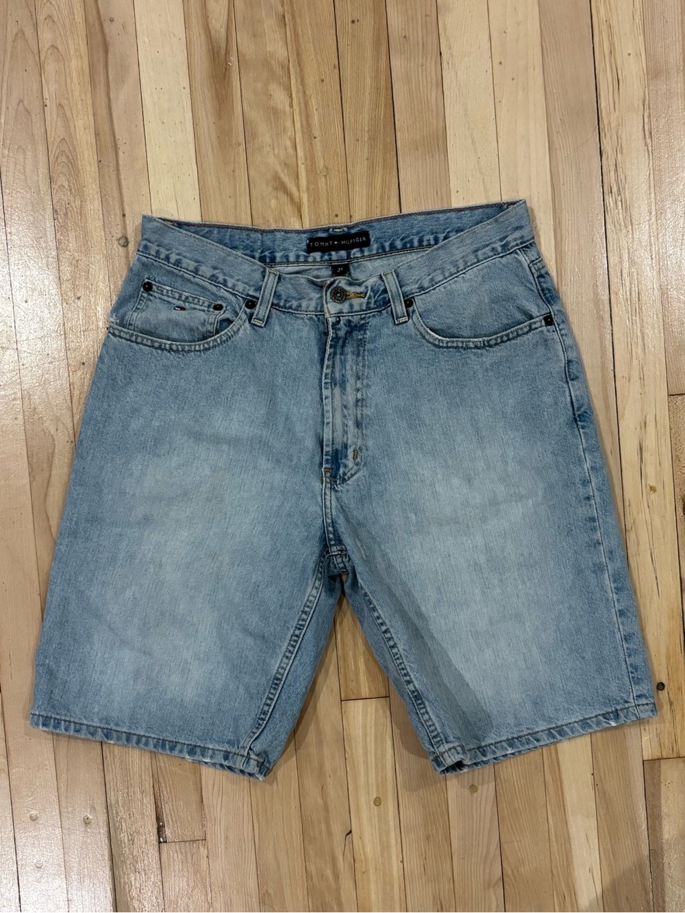 Tommy Hilfiger Vintage Light Wash Denim Shorts